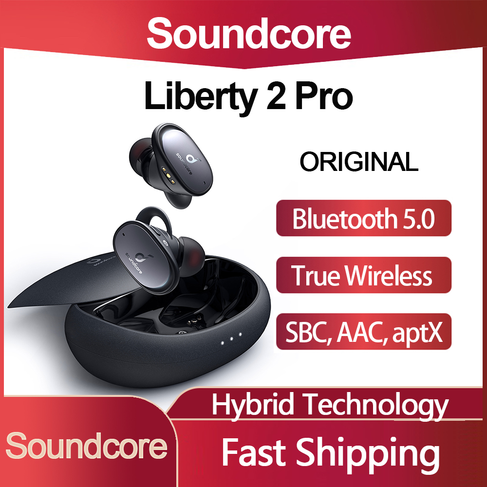 기존 Soundcore Liberty 2 Pro TWS 하이브리드 기술 이어폰 Bluetooth 5.0 In Ear Studio 성능 HearID 무선 이어 버드